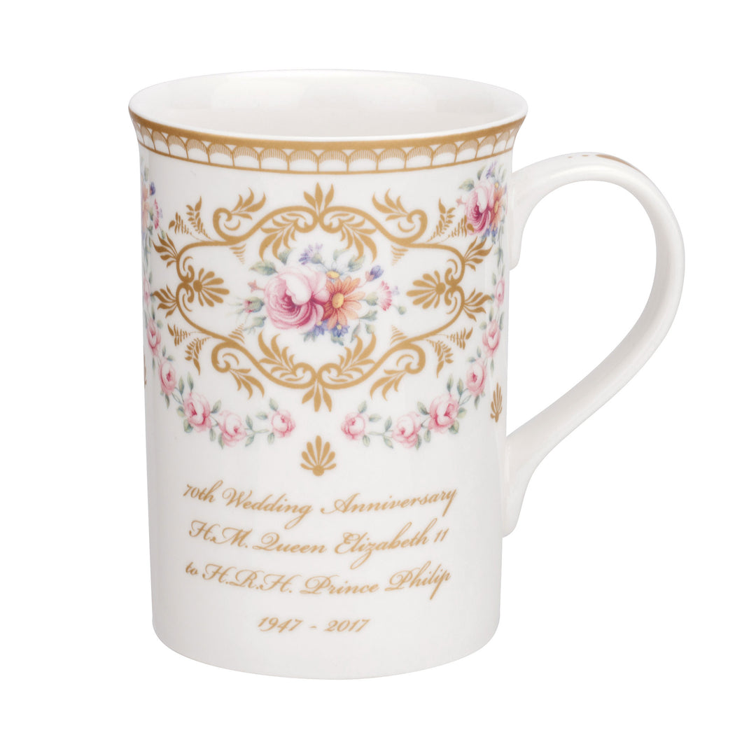 Royal Worcester 70th Wedding Anniversary Mug (0.33Ltr) - LAST FEW AVAILABLE!
