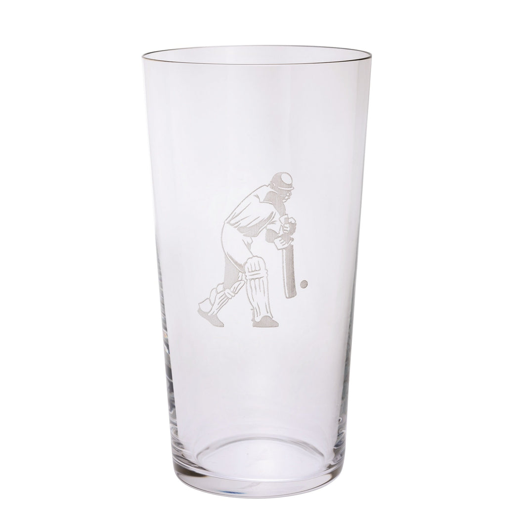 Dartington Sports & Occasions Cricket Pint Glass