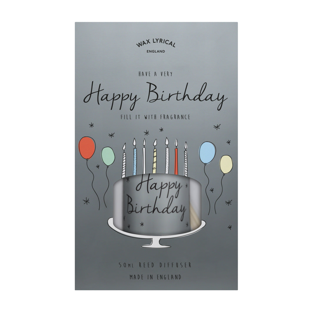 Wax Lyrical 50ml Reed Diffuser HAPPY BIRTHDAY