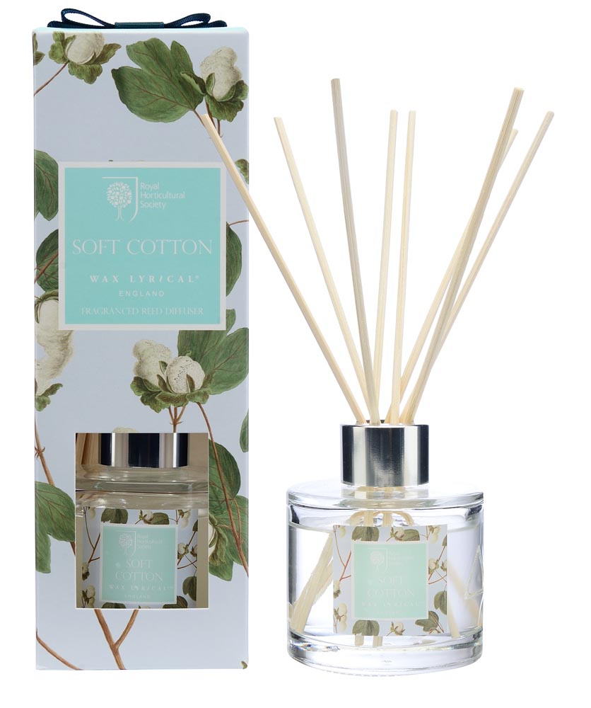 Wax Lyrical 100ml Reed Diffuser SOFT COTTON
