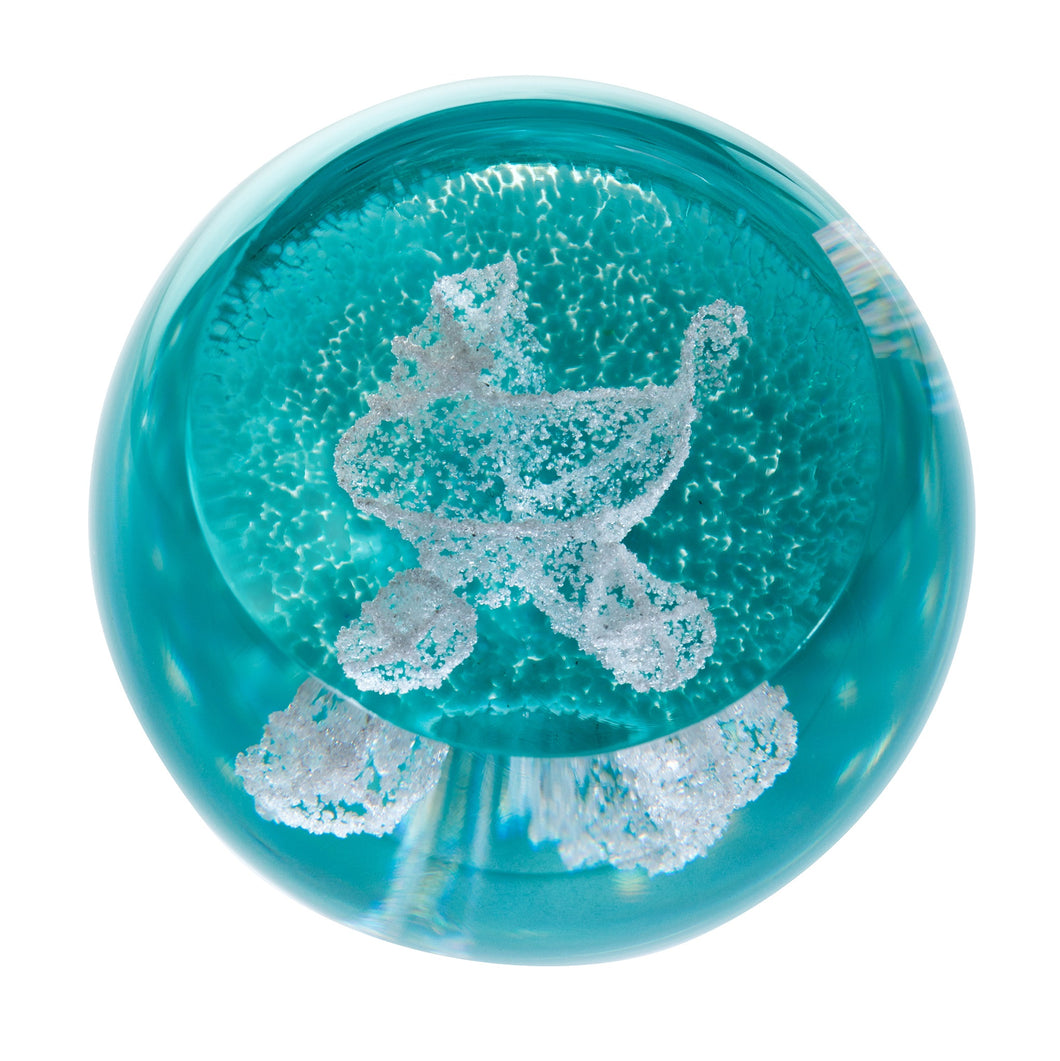 Caithness Glass Special Moments Pram Green