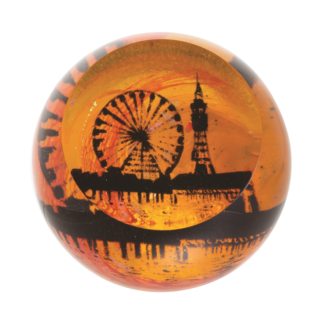 Caithness Glass Landmarks Golden Sunrise Blackpool