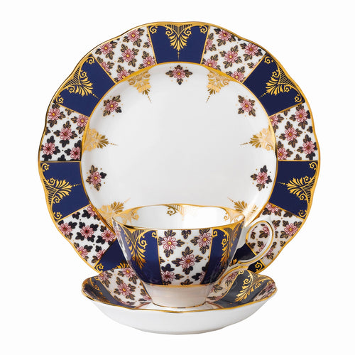 Royal Albert ?Regency Blue 1900 Teacup & Saucer, Plate 20cm
