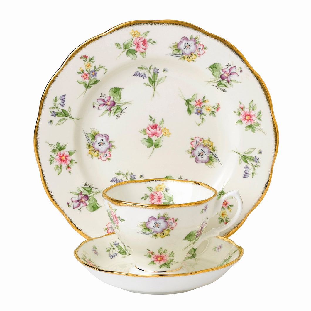 Royal Albert Spring Meadow 1920 Teacup & Saucer, Plate 20cm