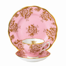 Royal Albert Golden Rose 1960 Teacup & Saucer, Plate 20cm
