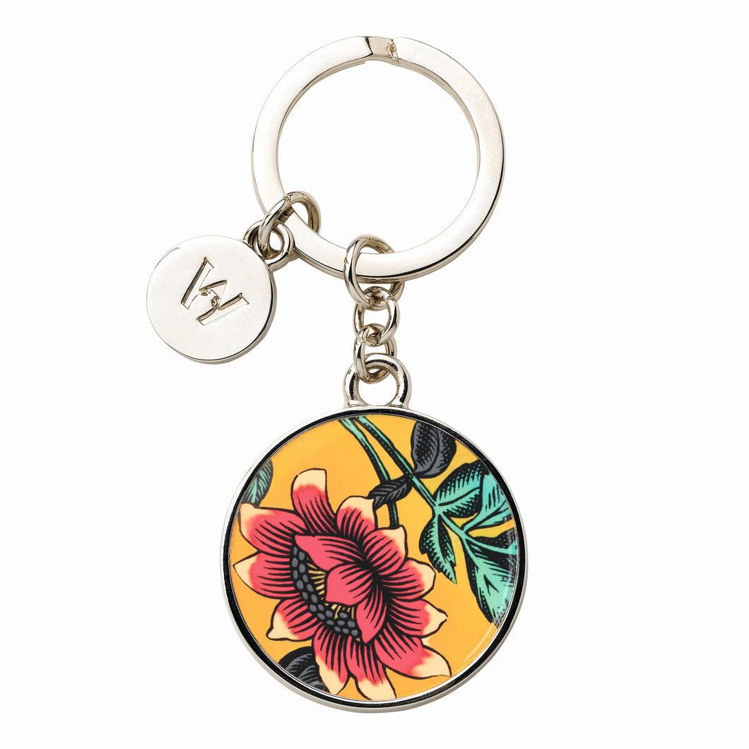 Wedgwood Yellow Tonquin Keyring