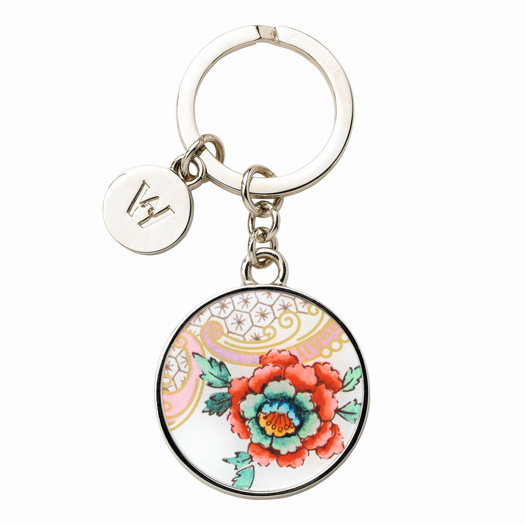 Wedgwood Rococo Flowers Keyring
