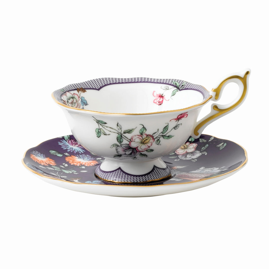 Wedgwood Midnight Garden Teacup & Saucer