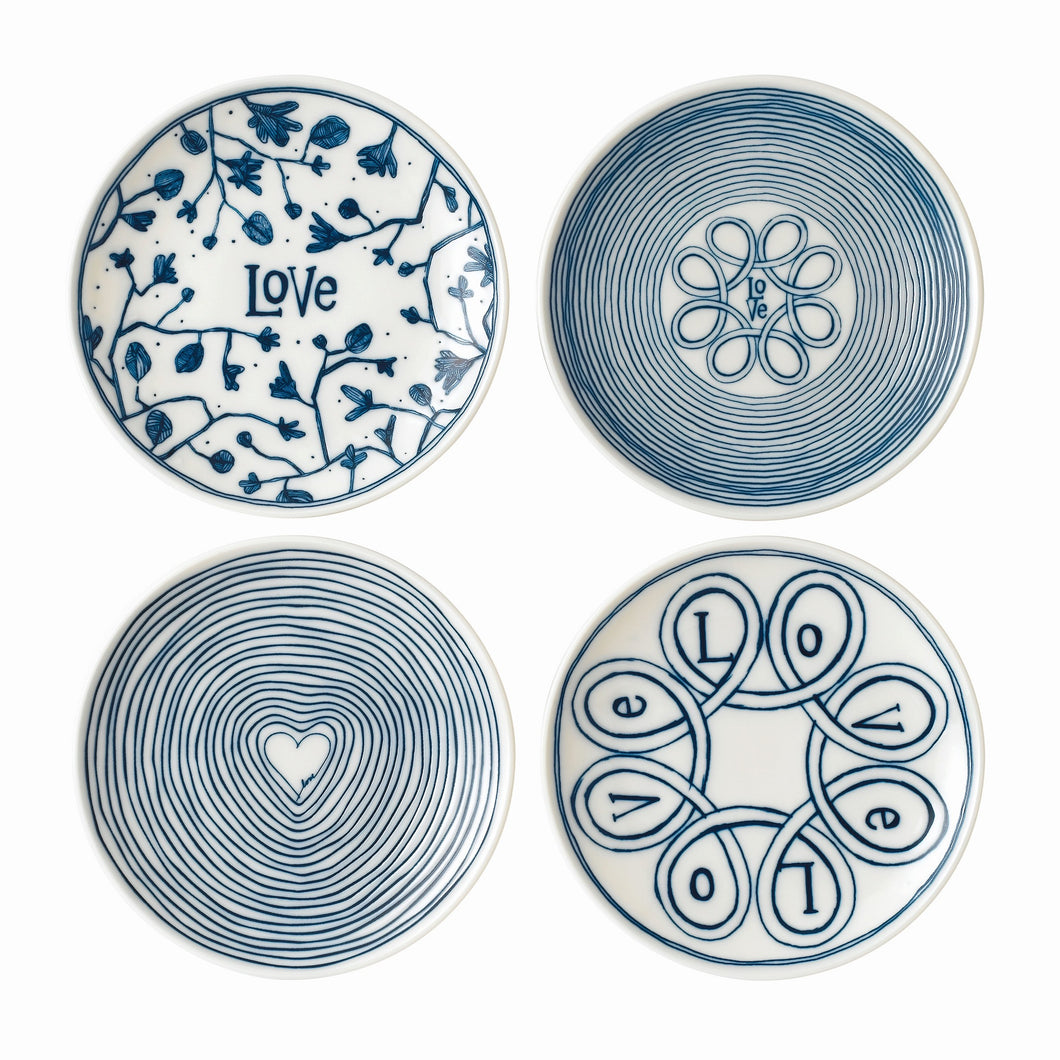 Royal Doulton Love Plate 16cm Set of 4