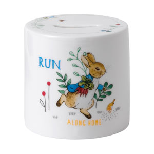 Wedgwood Peter Rabbit Money Box Blue