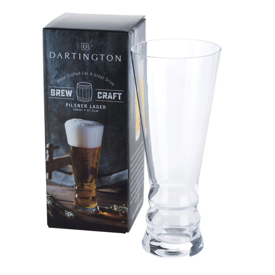 Dartington Glasses Brew Craft Pilsner Lager (215mm/52cl)