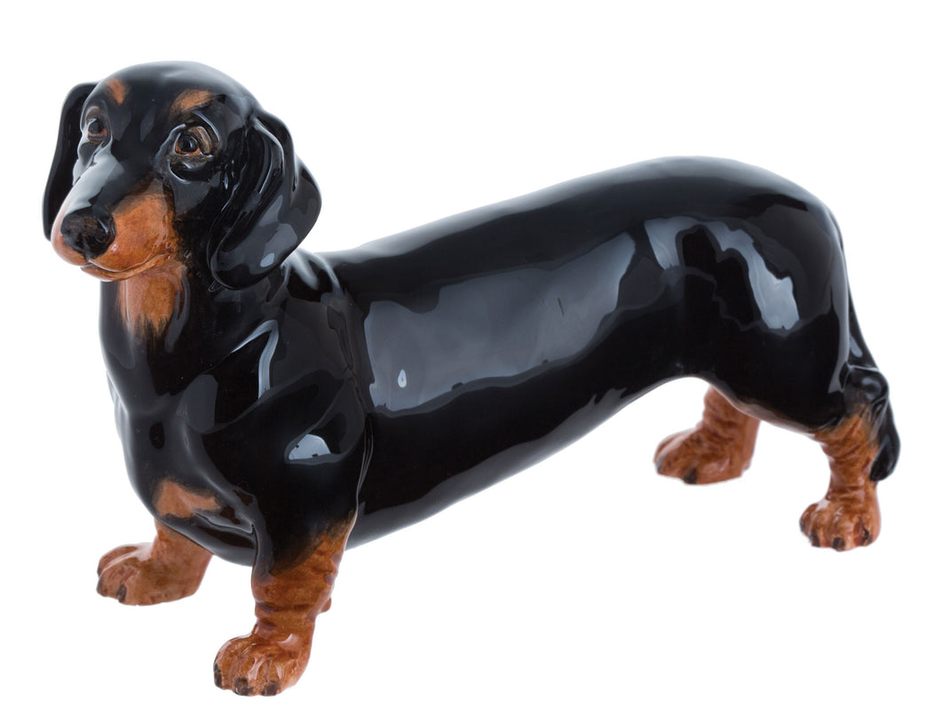 John Beswick Dogs Dachshund Black & Tan (8.5cm)