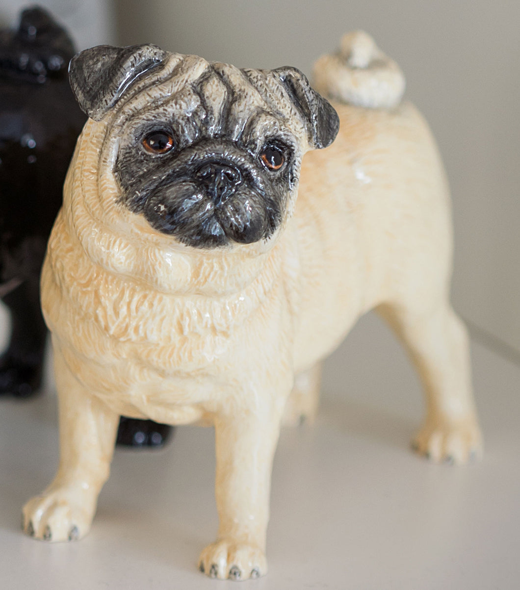 John Beswick Dogs Pug Fawn (9cm)