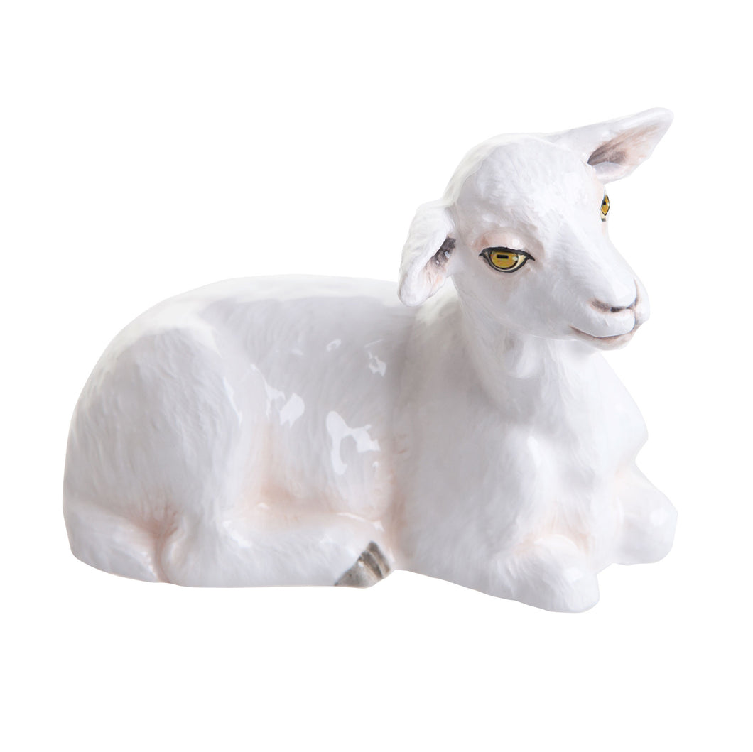 John Beswick Farmyard Goat White (6.5cm) - LAST FEW AVAILABLE!