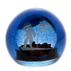 Caithness Glass Man on the Moon