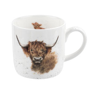 Royal Worcester Wrendale Highland Coo Mug