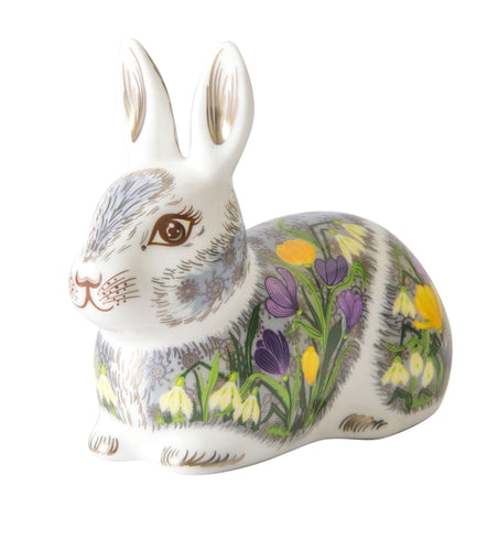 Royal Crown Derby Paperweights Springtime Bunny (8.5cm)
