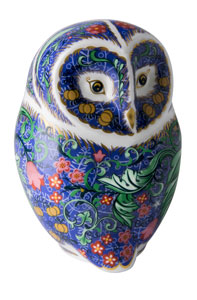 Royal Crown Derby Paperweights Periwinkle Owl
