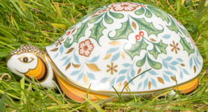 Royal Crown Derby Paperweights Winter Tortoise - LAST FEW AVAILABLE!