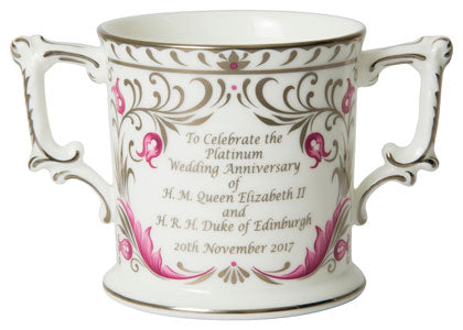 Royal Crown Derby 70th Wedding Anniversary Loving Cup Ltd Edn 500 - LAST FEW AVAILABLE!