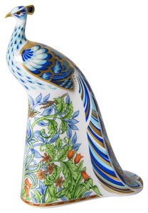 Royal Crown Derby Paperweights Manor Peacock