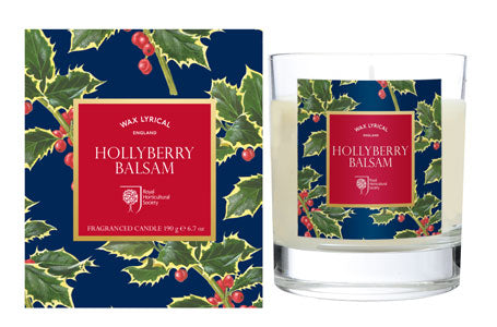 Wax Lyrical RHS Fragrant Garden Fragranced Candle Hollyberry - LAST FEW AVAILABLE!