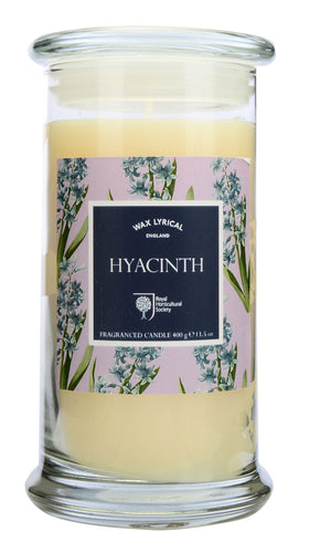 Wax Lyrical RHS Fragrant Garden Fragranced Candle Jar Hyacinth - LAST FEW AVAILABLE!