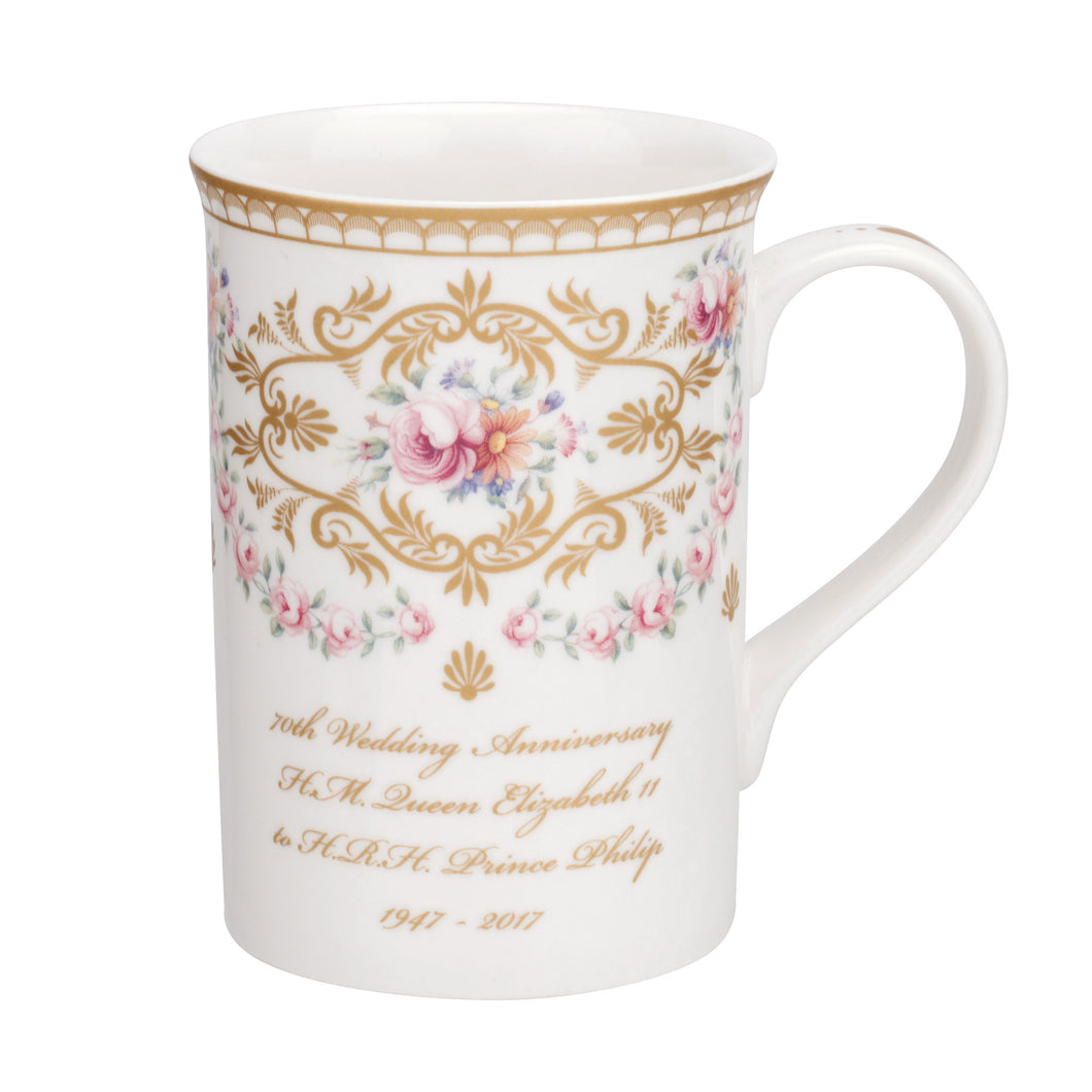 Royal Worcester 70th Wedding Anniversary Mug (0.33Ltr) - LAST FEW AVAILABLE!