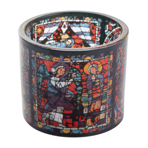 John Beswick Vases Chartres Tealight - Stained Glass