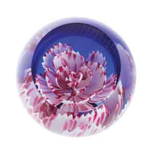 Caithness Glass Floral Charms Carnation