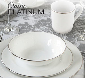 Royal Worcester Classic Platinum 16 Piece Dinner Set