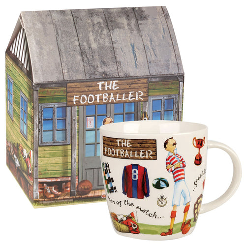 Churchill At Your Leisure The Footballer Mug (400ml)