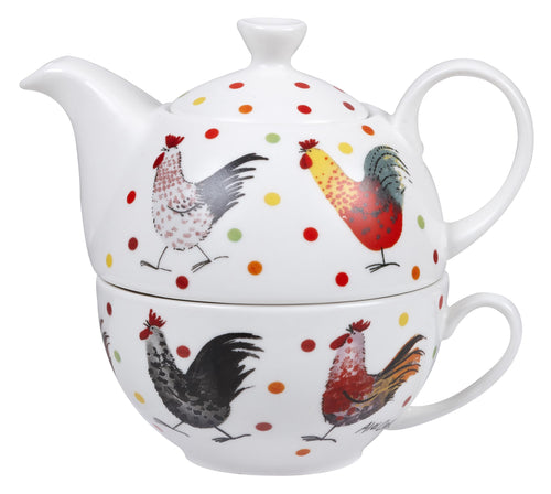 Churchill Rooster Tea for One