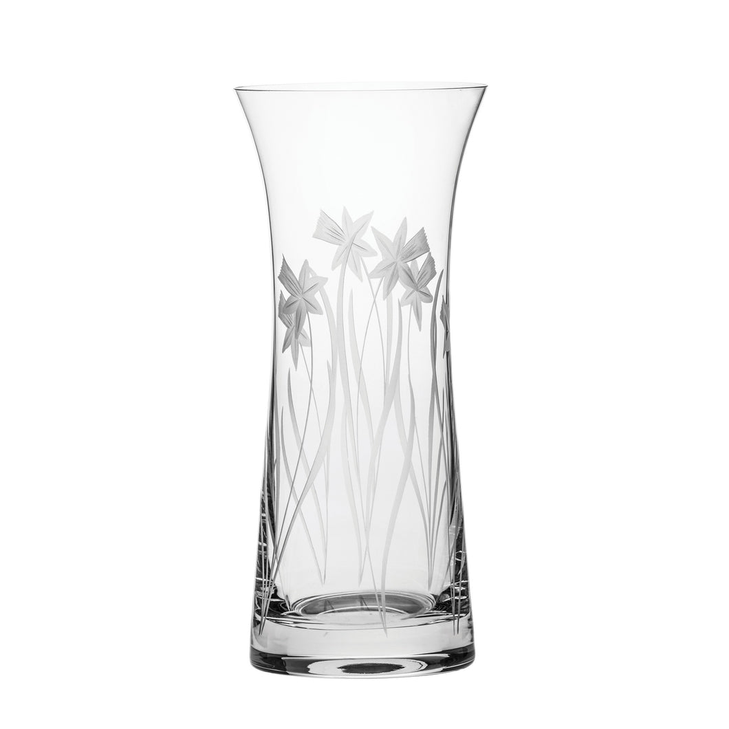 Royal Scot Crystal Lily Vase