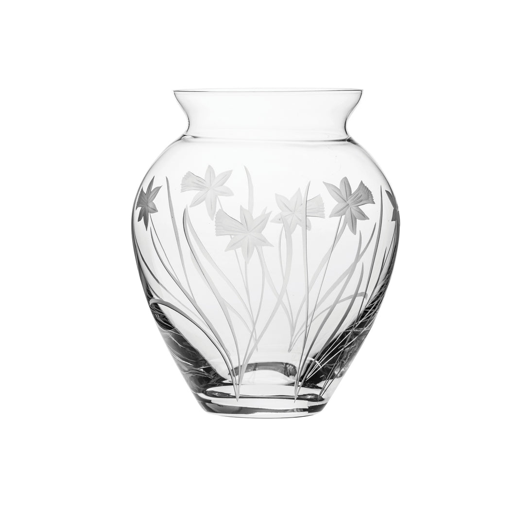 Royal Scot Crystal Large Posy Vase