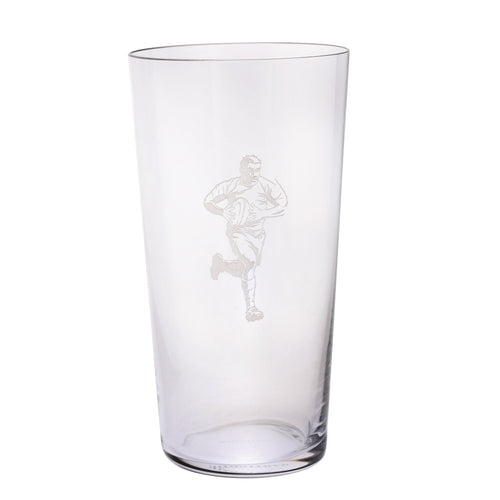 Dartington Sports & Occasions Rugby Pint Glass