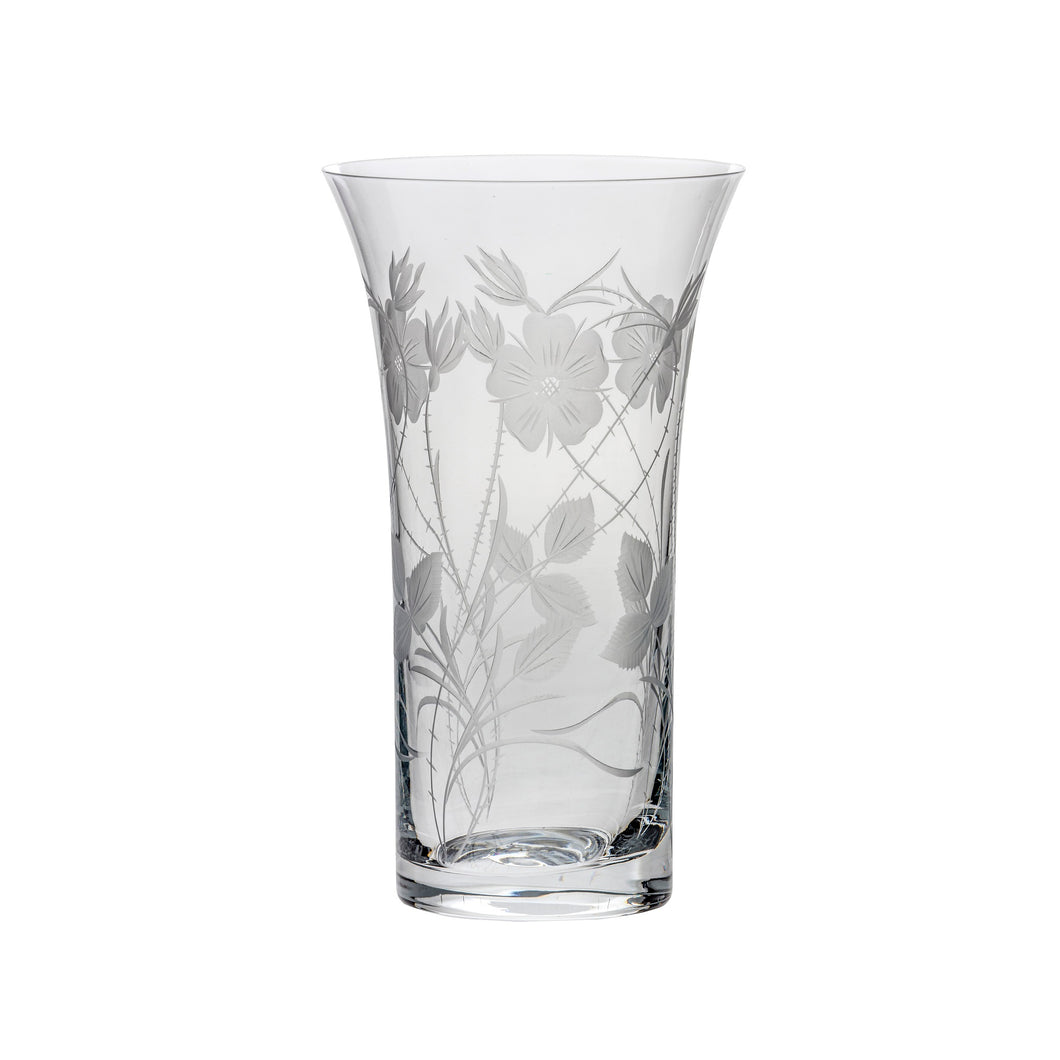 Royal Scot Crystal Large Flared Vase
