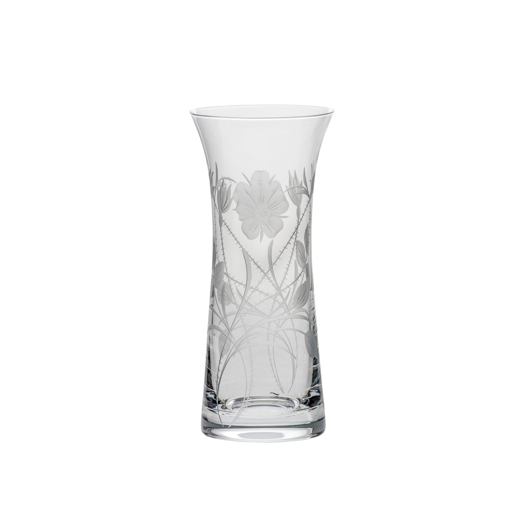 Royal Scot Crystal Lily Vase