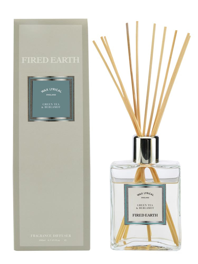 Wax Lyrical 200ml Reed Diffuser GREEN TEA & BERGAMOT