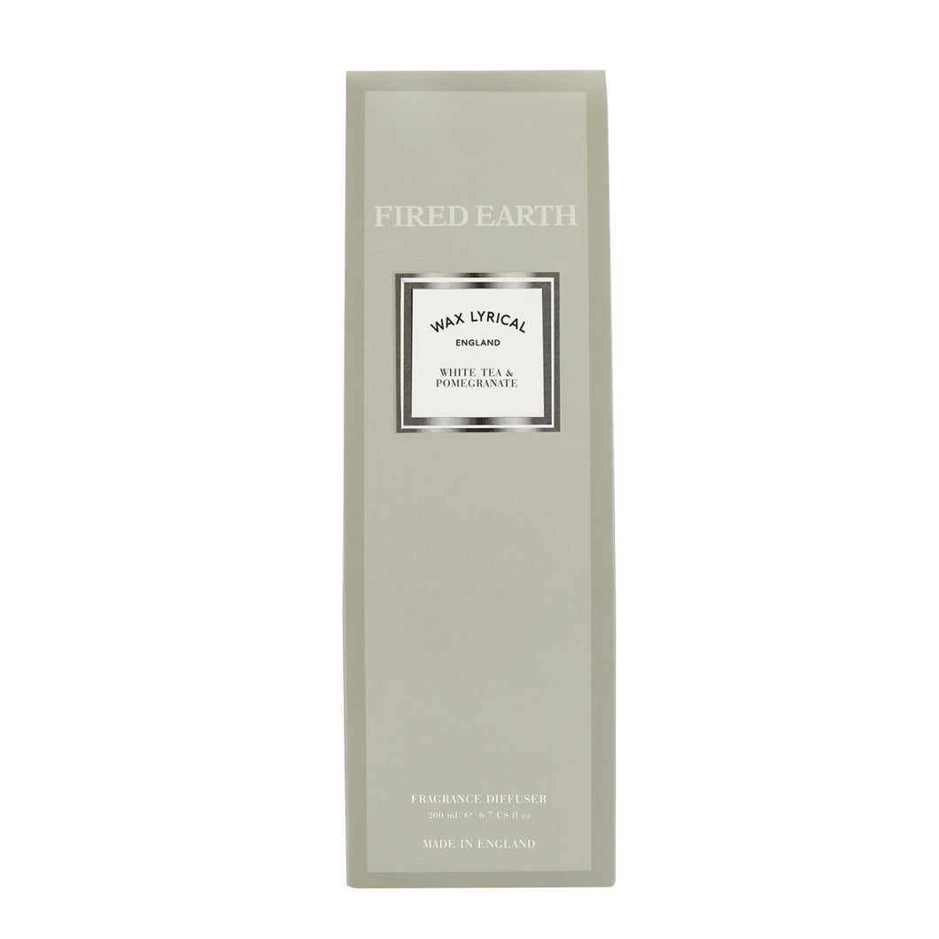 Wax Lyrical 200ml Reed Diffuser WHITE TEA & POMEGRAN