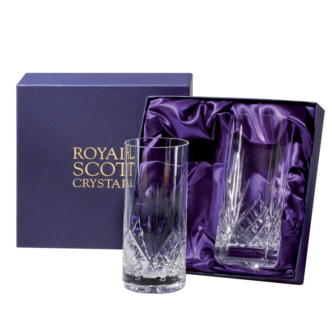 Royal Scot Crystal Tall Tumbler set of 2