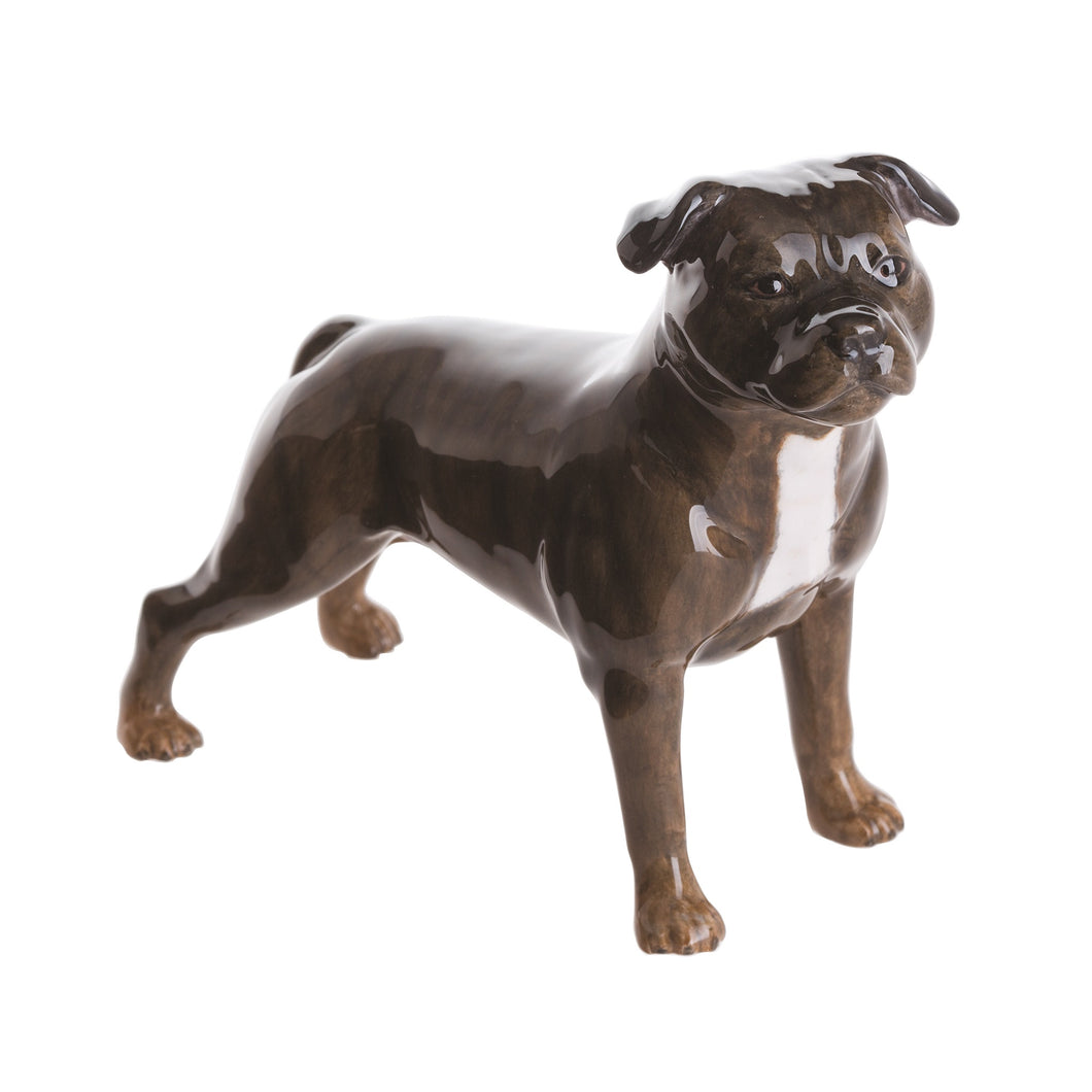 John Beswick Staffordshire Bull Terrier Brindle
