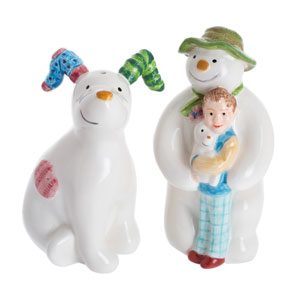 Dartington Snowman, Billy & The Snowdog Pepper / Snowdog Salt