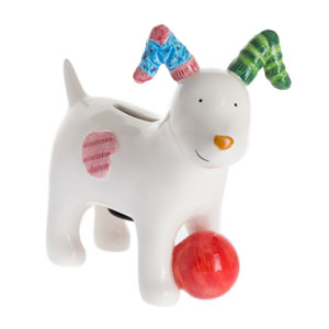 Dartington Snowdog Money Bank