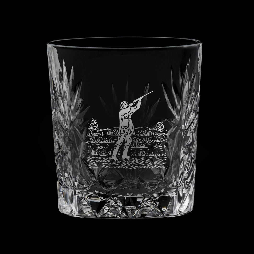 Royal Scot Crystal Kintyre Whisky Tumbler Shooting