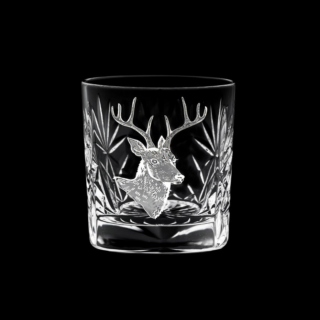 Royal Scot Crystal Kintyre Whisky Tumbler Stag