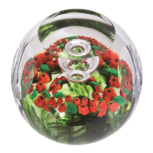 Caithness Glass Remembrance Poppy Garland Ltd Edn 200