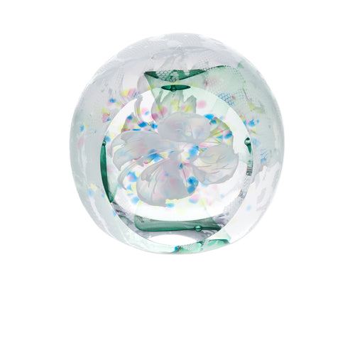 Caithness Glass Floral Diamond White Ltd Edn 75