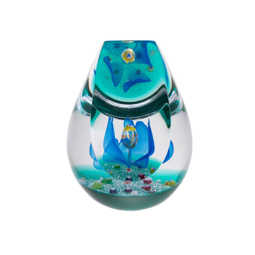 Caithness Glass Floral Himalayan Poppy Ltd Edn 150