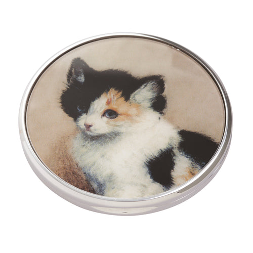 John Beswick Knip - Awakening Kitten Pocket Mirror